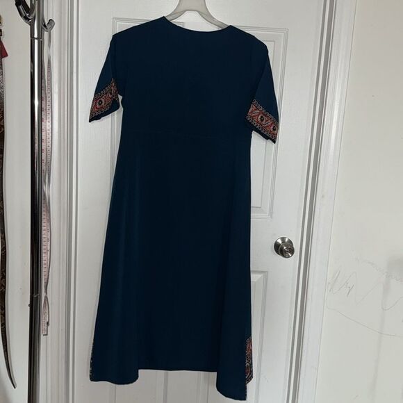 Women's Turquoise Kurti Top,Tunic length or midi dress Casual wear L NWOT - Picture 10 of 10